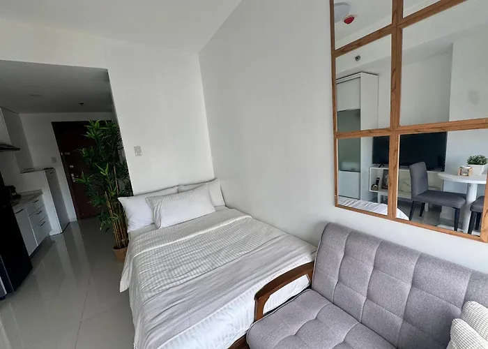 Apartment La Casa Zen - Cozy With Private Wi-fi, Complimentary Access To Fitness Centre, Swimming Pool And Stunning View Located Near The Cbd Of Ortigas, Makati, Bgc *